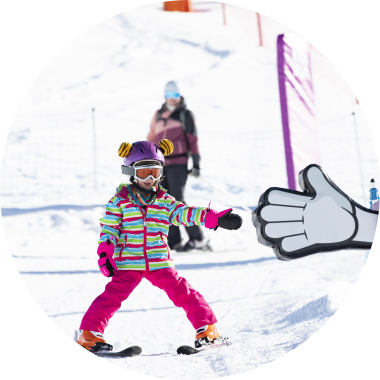 Kind lernt Skifahren © saalbach.com, Patrick Steiner